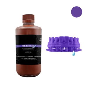 Resina 3D Printax WW Model Violet 1kg - Odontomega