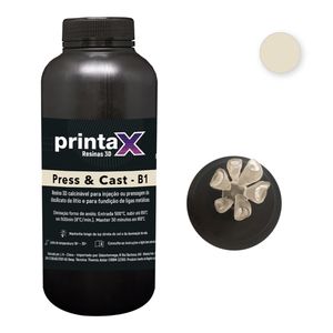 Resina 3D Printax Press B1 500g - Odontomega