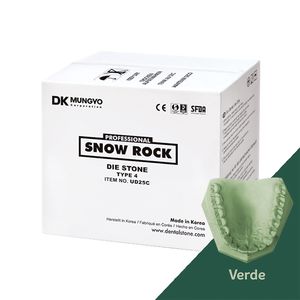 Gesso Snow Stone Verde 25Kg - Odontomega
