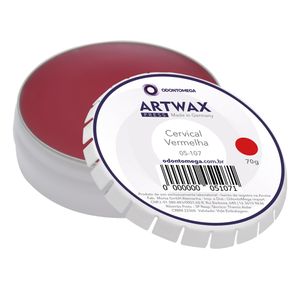 Cera Artwax Cervical Vermelho 70g - Odontomega
