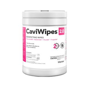 Lenço Desinfetante CaviWipes 2.0 Com 160 - Metrex