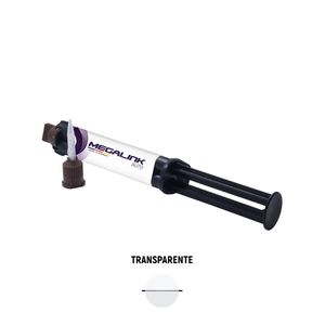 Cimento Resinoso Megalink Dual/Auto Transparente 9,6g - Odontomega