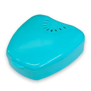 80.04.216 Caixa de Aparelho Móvel para Ortodontia de Bolso Azul Turquesa - Morelli