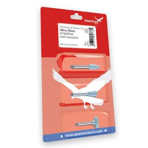 Polidor de Resina CA Ultra Gloss Com 3 Fina Sortida - American Burrs