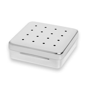 Estojo Perfurado Inox 10x10x3 - Fami