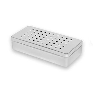 Estojo Inox Perfurado 28x14x6 - Fami