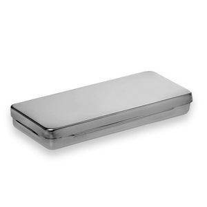 Estojo Liso Inox 18x7x2cm - Fami