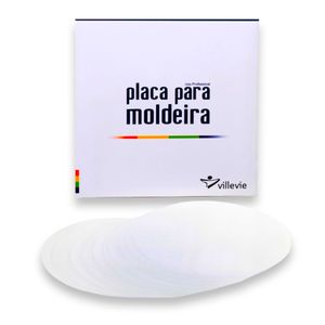 Placa Eve Soft para Moldeira Redonda 1mm c/ 10 - Villevie