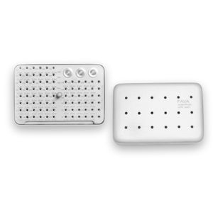 Estojo Broca 07x06x03cm para 30 Furos Inox - Fava