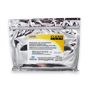 Indicador Químico Classe 4 Vapor Clean Test c/ 250 - Clean Up