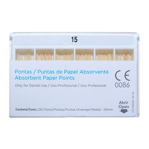 Cone de Papel Iso 28mm com 120 - Dentsply Sirona