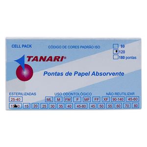 Cone De Papel Absorv Cell Pack Com 120 - Tanari