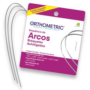 Kit Sequência De Arcos Para Braquetes Autoligado Com 12 - Orthometric