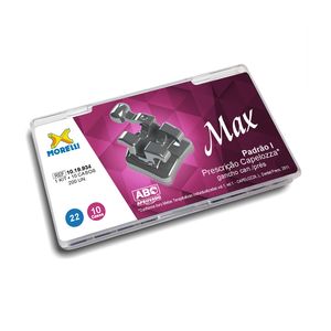 10.19.934 Kit De Bráquetes 10 Casos Prescrição Capelozza Max Padrão I .022 Gancho Canino/Presa - Morelli