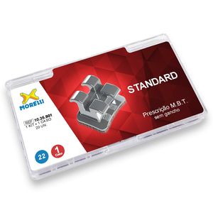 10.35.901 Kit De Bráquetes 01 Caso Prescrição Mbt Standard .022 - Morelli