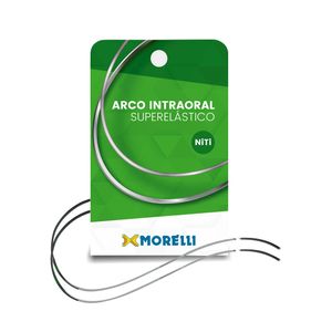50.70.023 Arco Intraoral Curva Reversa-Spee Superelástico Médio Niti Redondo 0,40mm (.016") - Morelli