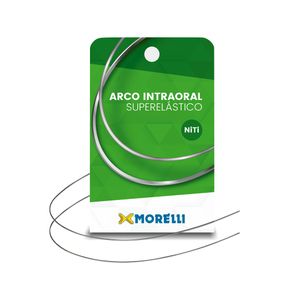 50.71.002 Arco Intraoral Super elástico Médio Niti Quadrado 0,40x0,40mm (.016"X.016") - Morelli