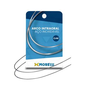 50.72.001 Arco Intraoral Inferior Crni Retangular 0,40x0,55mm (.016"X.022") - Morelli