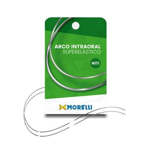 50.71.003 Arco Intraoral Curva Reversa-Spee Super elástico Médio Niti 0,40x0,40mm (.016"X.016") - Morelli