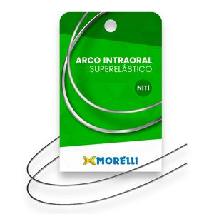 50.82.012 Arco Intraoral Superelástico Pequeno Niti Retangular 0,43x0,63mm (.017''x025'') - Morelli
