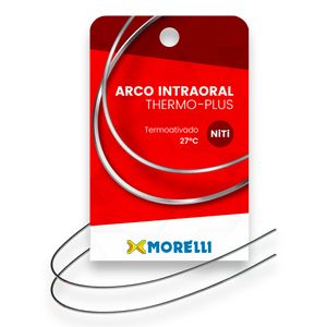 50.82.224 Arco Intraoral Thermo-Plus Pequeno Niti Retangular 0,40x0,55mm (.016"X.022") - Morelli