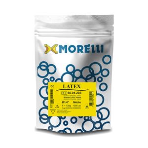 60.01.203 Elástico Intraoral Látex Médio 1/4 - Morelli