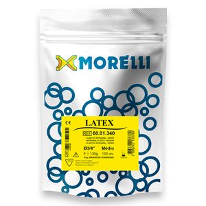 60.01.340 Elástico Intraoral Latex Médio 3/4 - Morelli