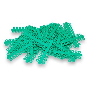60.04.401 Elástico Separador Modular Verde 3/16" - Morelli