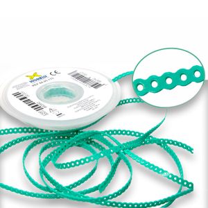 60.05.115 Elástico Corrente Curto Verde Mar 1,5m - Morelli