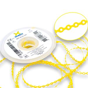 60.05.305 Elástico Corrente Longo Amarelo - Morelli