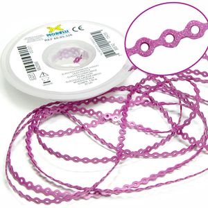 60.05.326 Elástico Corrente Longo Rosa Pérola 1,5m - Morelli