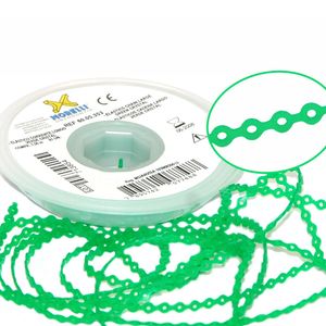 60.05.353 Elástico Corrente Longo Verde Cristal 1,5m - Morelli