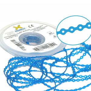 60.05.354 Elástico Corrente Longo Azul Cristal - Morelli