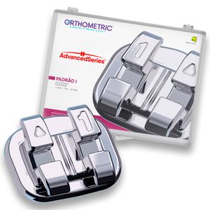 Bráquete Metálico Advanced Padrão I 0.022" 1 Caso - Orthometric