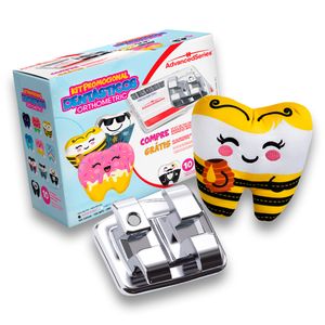 10.10.2928 - Kit Promocional Advanced Roth .022 100 Casos + Dentásticos - Orthometric