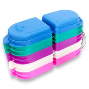 80.04.001 Caixa De Aparelho Móvel Para Ortodontia Com Tampa Articulada Multicolor - Morelli