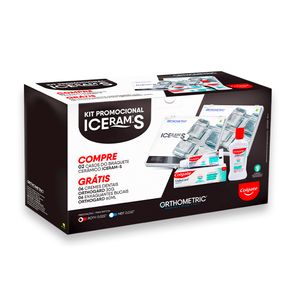 Kit Promocional Iceram-S Roth 0,022 - 2 Casos + Creme Dental 30g + Exaguante 60ml - Orthometric