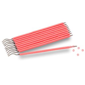 Elastômeros Ligadura Bengalinha Rosa Bebê - Orthometric