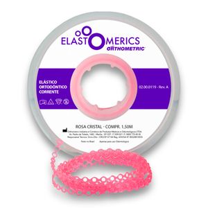 Elastômeros Corrente 1,5m Rosa Cristal - Orthometric