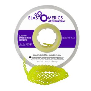 Elastômeros Corrente 1,5m Amarelo Cristal - Orthometric