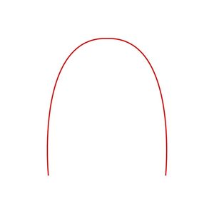 Arco Niti Cosmético Vermelho Inferior - Tecnident