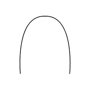 Arco Niti Cosmético Preto Inferior - Tecnident