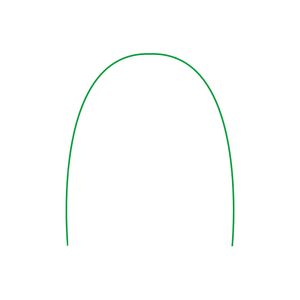Arco Niti Cosmético Verde Superior - Tecnident
