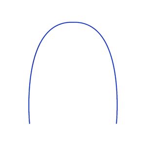 Arco Niti Cosmético Azul Superior - Tecnident