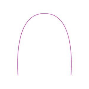 Arco Niti Cosmético Rosa Superior - Tecnident