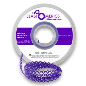 Elastômeros  Corrente 1,5m Roxo - Orthometric