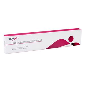 Tira de Lixa de Poliester Para Acabamento Proximal 4mm 150 Unidades - TDV
