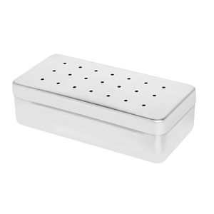 Estojo Inox Perfurado 18x8x5cm - Fami