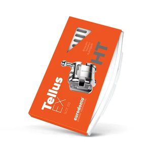 41027-H	Bráquete Metálico Autoligado Tellus Ex High Torque Com Gancho nos Caninos e Pré-Molares - Eurodonto