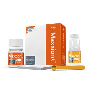 Ionômero de Vidro para Cimentação Maxxion C Kit Pó 15g + Líquido 10ml - Fgm